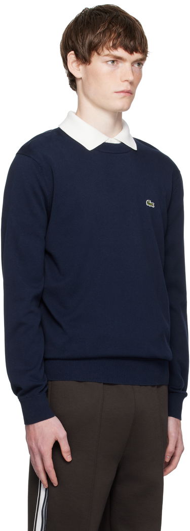 Sweater Lacoste Navy Crewneck Sweater Mørkeblå | AH1985_166, 4