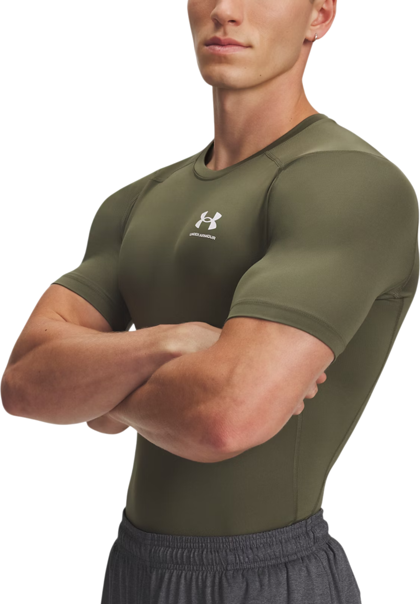 T-shirt Under Armour HG Armour Comp Short Sleeve Compression T-Shirt Grøn | 1361518-391, 0