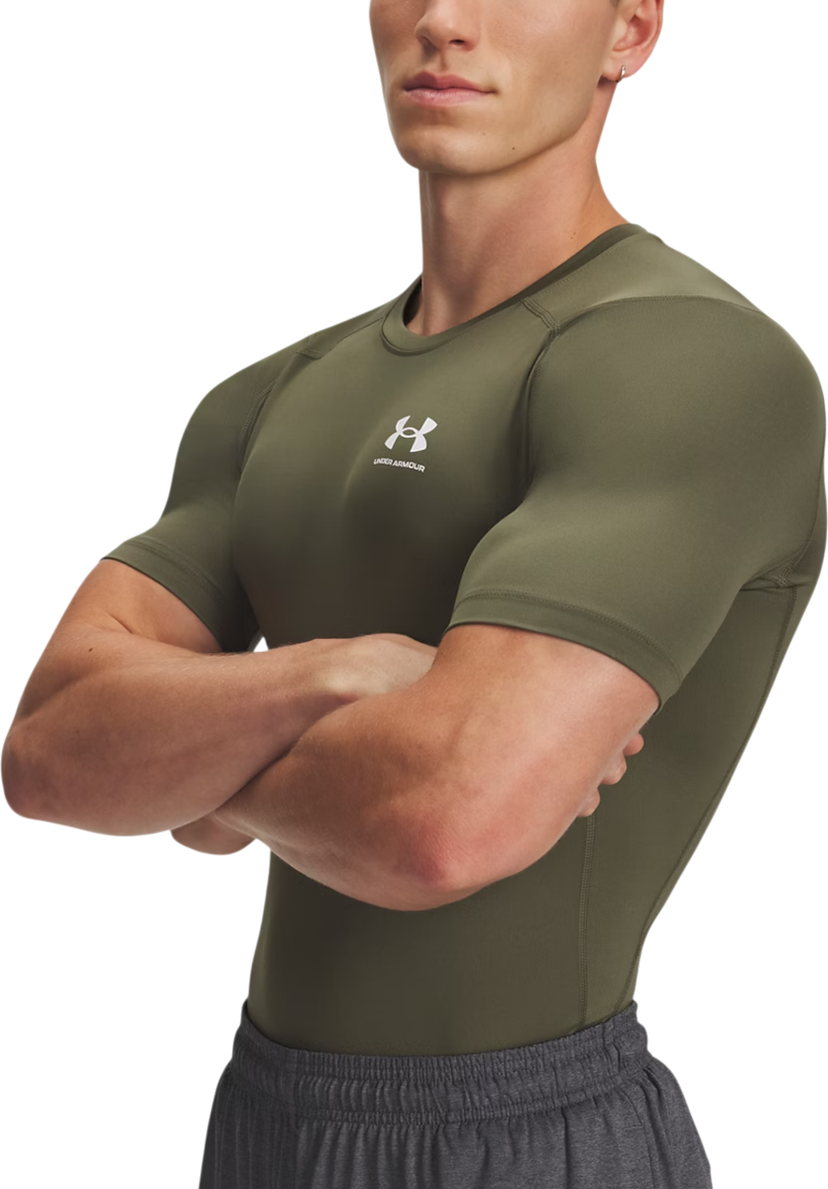 T-shirt Under Armour HG Armour Comp Short Sleeve Compression T-Shirt Grøn | 1361518-391