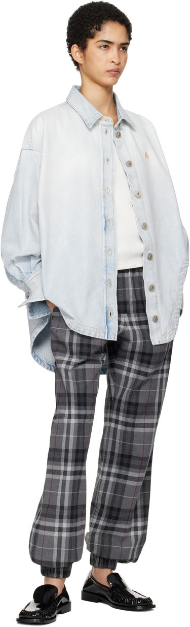 Skjorte The Attico Attico Diana Denim Shirt Blå | 250WCB00068 DDD085SS, 3