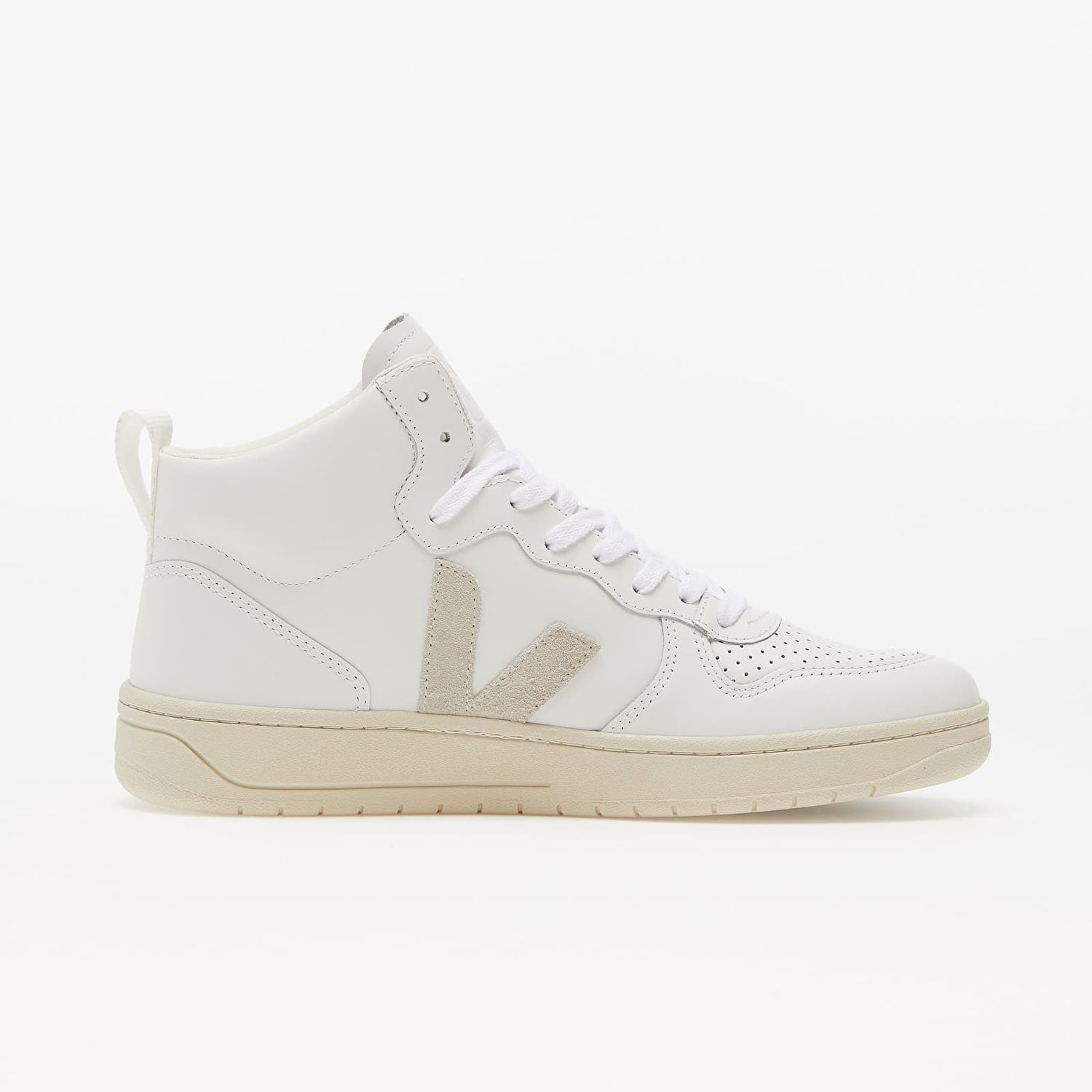 Sneakers og sko Veja V-15 Leather "Extra White/ Natural" Hvid | VQ0201270B, 1