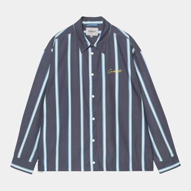 Skjorte Carhartt WIP L/S Striped Todd Shirt Flerfarvet | A252018_9, 0