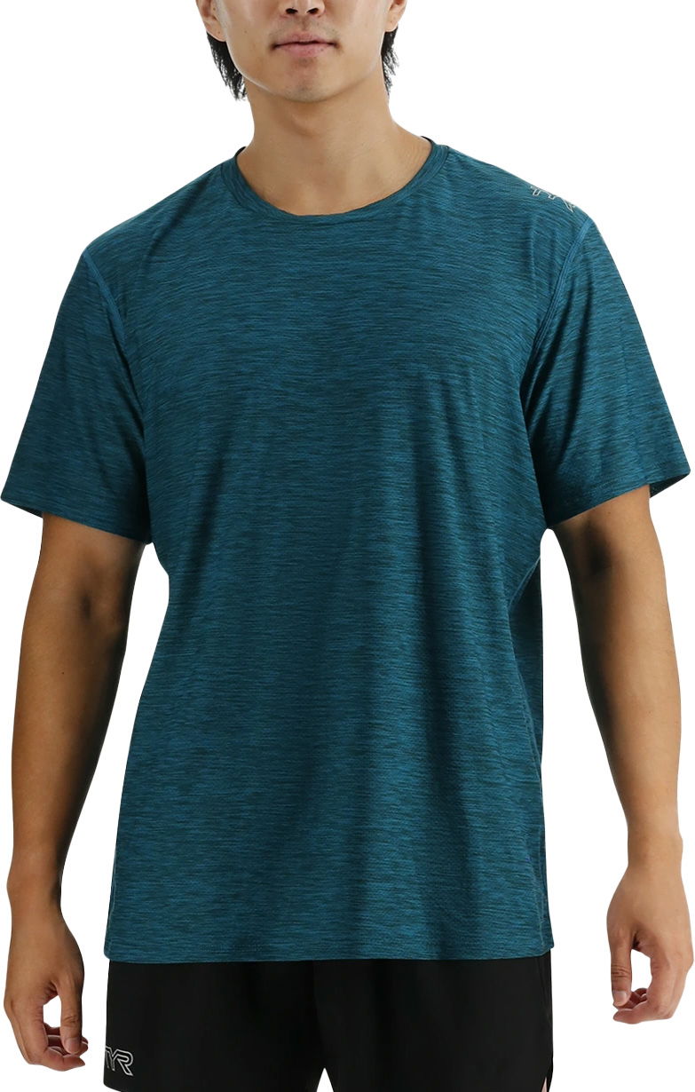T-shirt TYR DEEP TEAL HEATHER T-Shirt Blå | mptso3a-975, 0