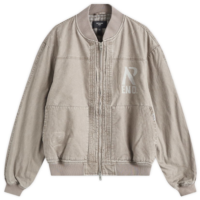 Bomberjakke Represent Clo Utility Bomber Jacket Beige | MLM11508-009