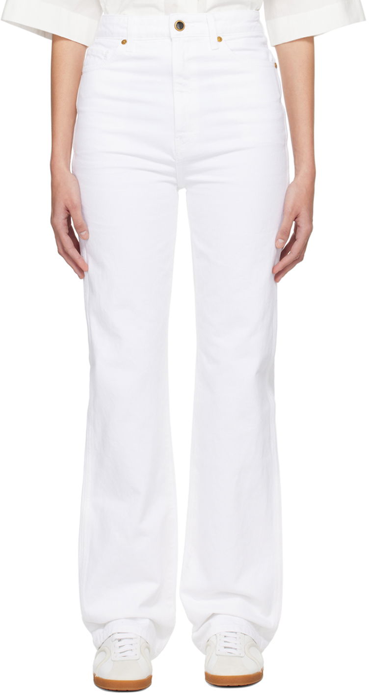 Jeans Khaite The Danielle Jeans Hvid | 1032913100