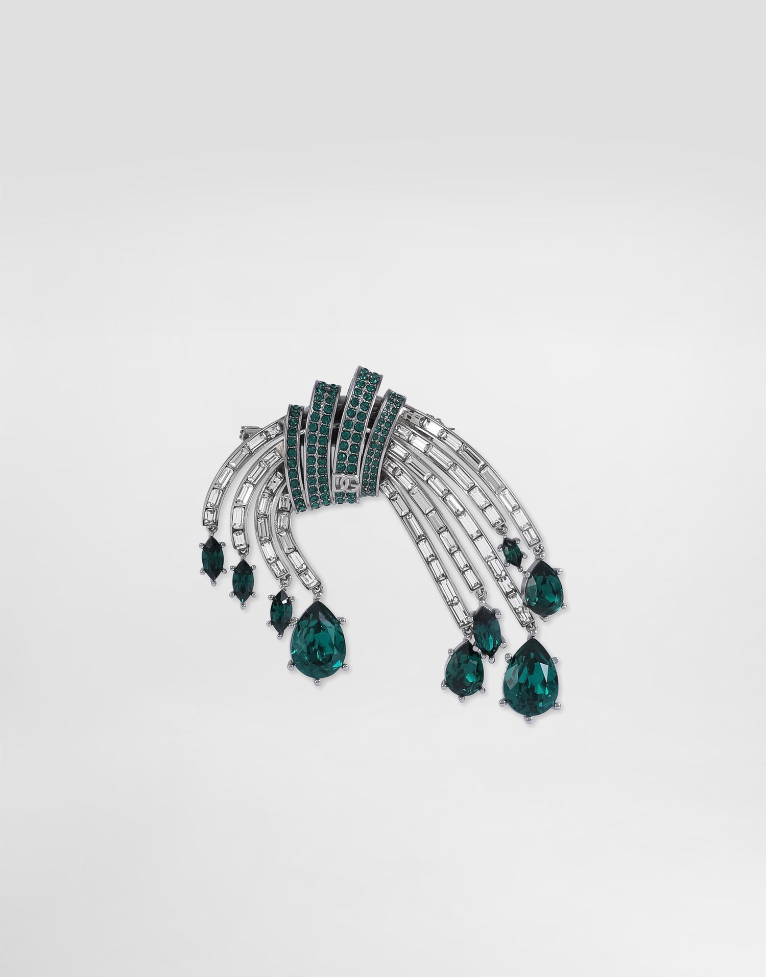 Stift Dolce & Gabbana Dolce & Gabbana Rhinestone Brooch Grøn | WPR7S1W1111V0239, 0