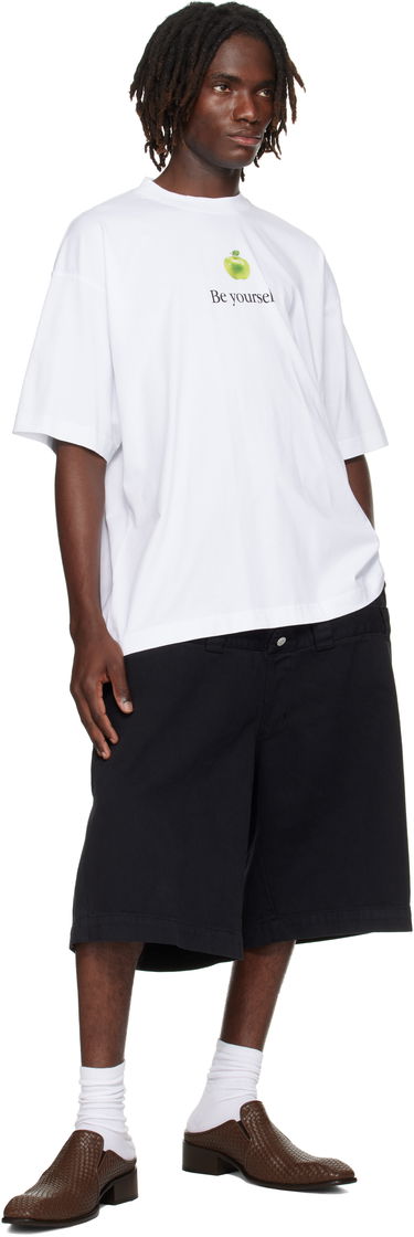 T-shirt VETEMENTS Vetements 'Be Yourself' Oversized T-Shirt Hvid | UH76TR350W, 3