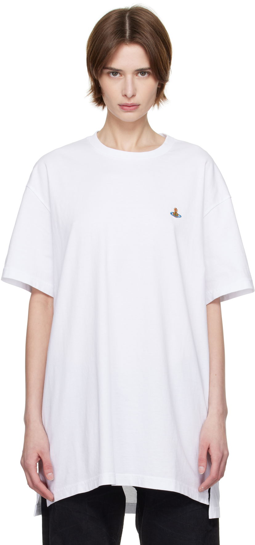 T-shirt Vivienne Westwood Vivienne Westwood Oversized T-Shirt Hvid | 3G010036-J001M-