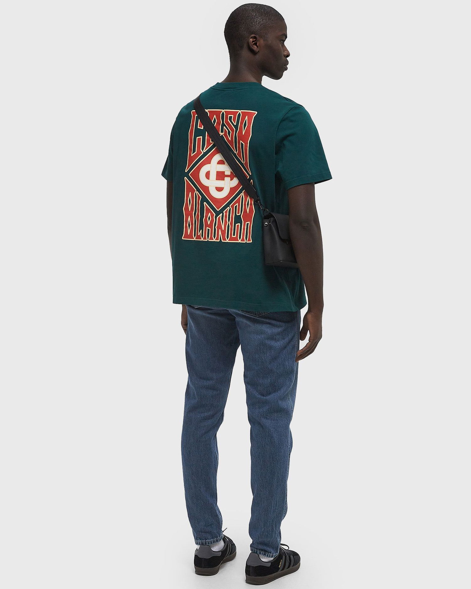 T-shirt Casablanca Casablanca Gothic Stacked Logo Graphic T-Shirt Grøn | MS25-JTS-001-06, 1