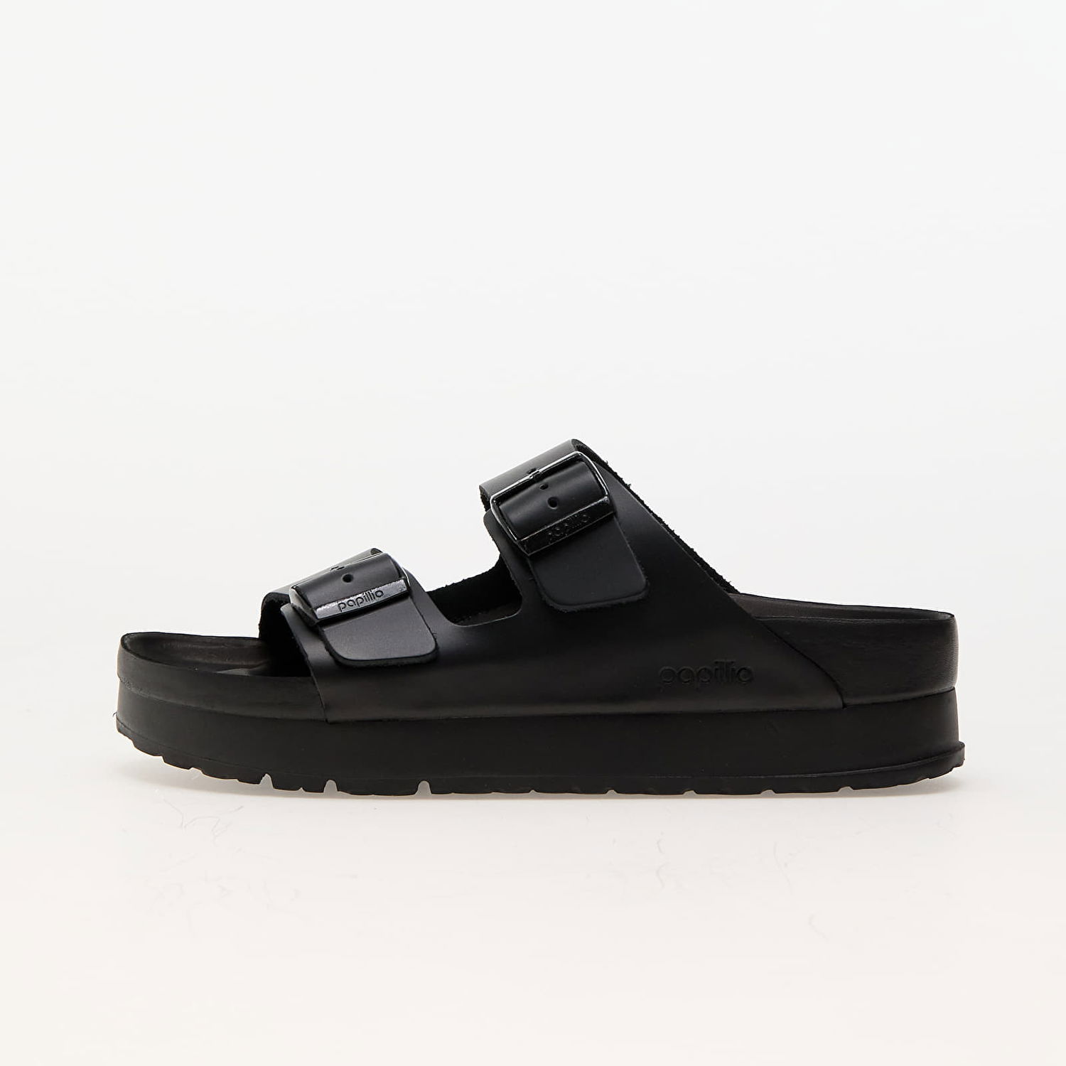 Sneakers og sko Birkenstock Arizona PAP Flex Platform Natural Leather Black W Sort | 1026918, 0