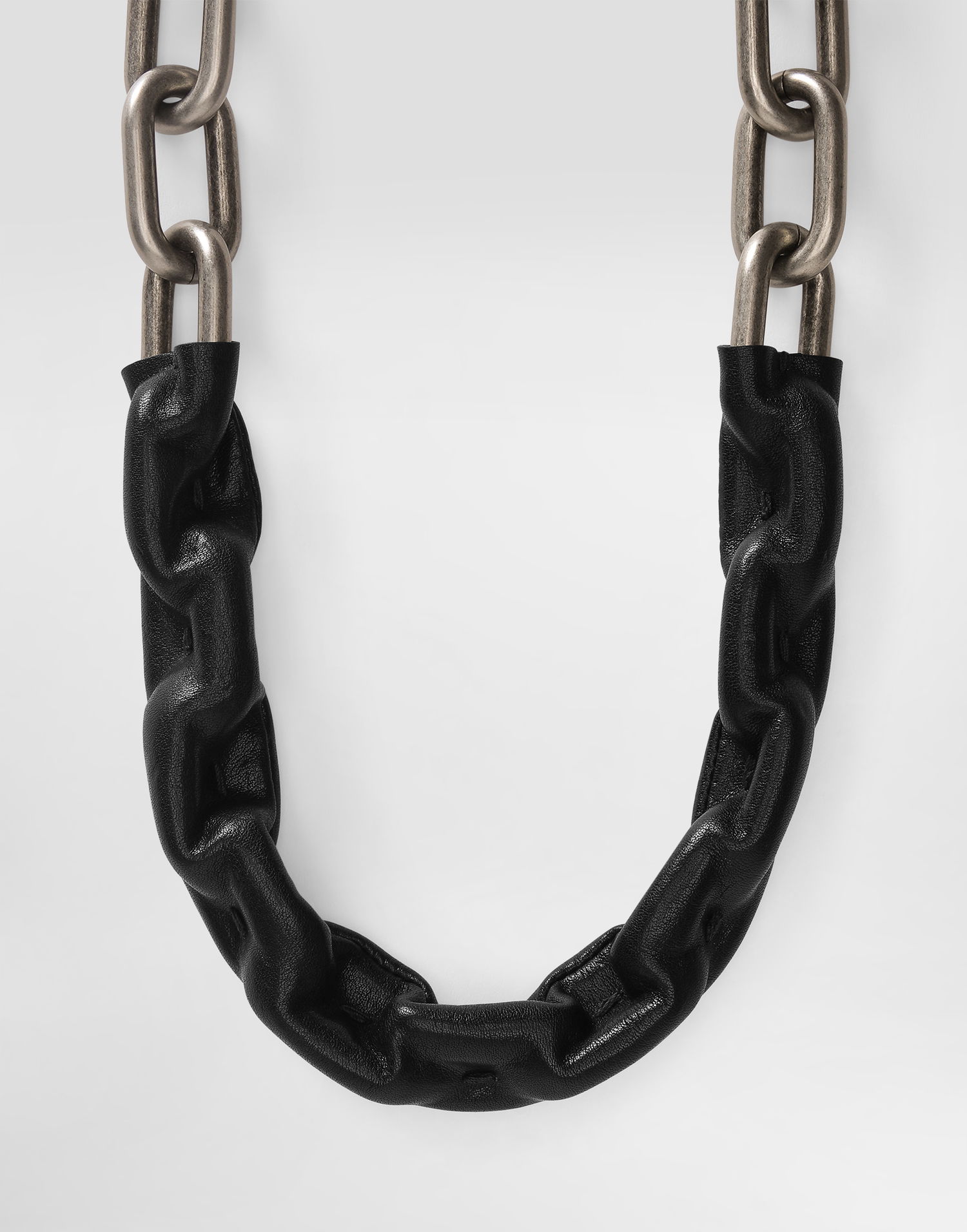 Rygsække og tasker Dolce & Gabbana Leather Wrapped Chain Bag Strap Sort | BI3429AW1188Z882, 1
