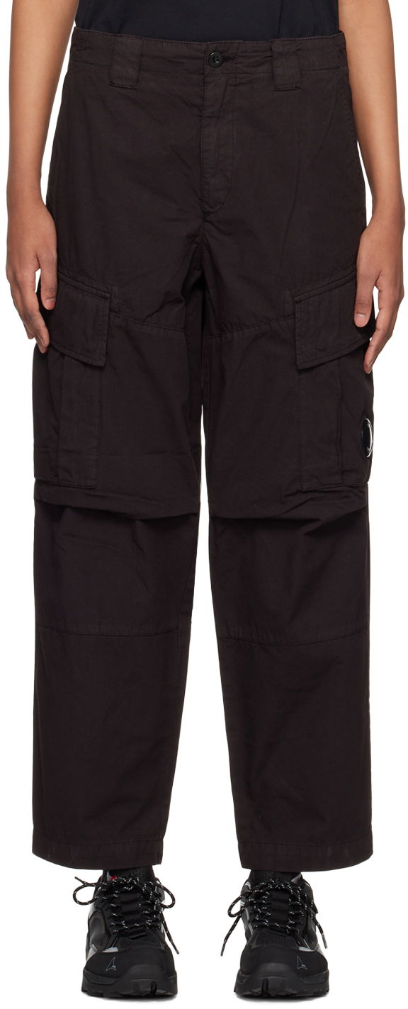 Cargo bukser C.P. Company Lens Cargo Pants Sort | 14CMPA115A-006475G, 0