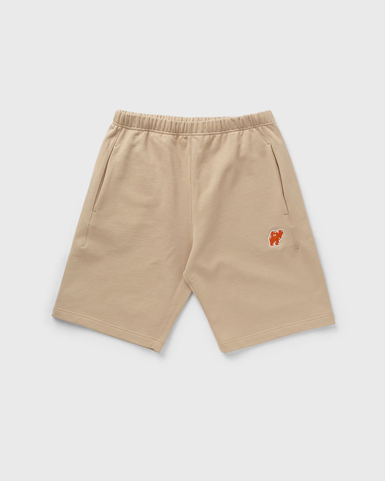 Shorts KENZO KENZO Elephant Logo Embroidered Elastic Waist Sweat Shorts Beige | FF65SH2504MC.11, 0