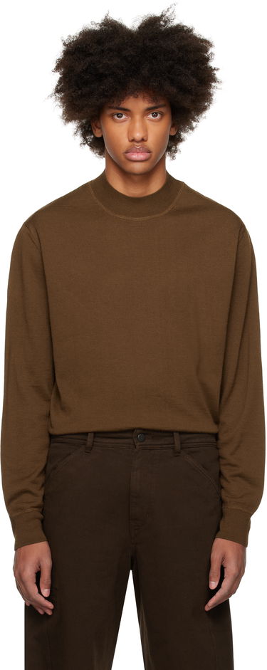 Sweater LEMAIRE Mock Neck Sweater Brun | TO1321 LK087, 0