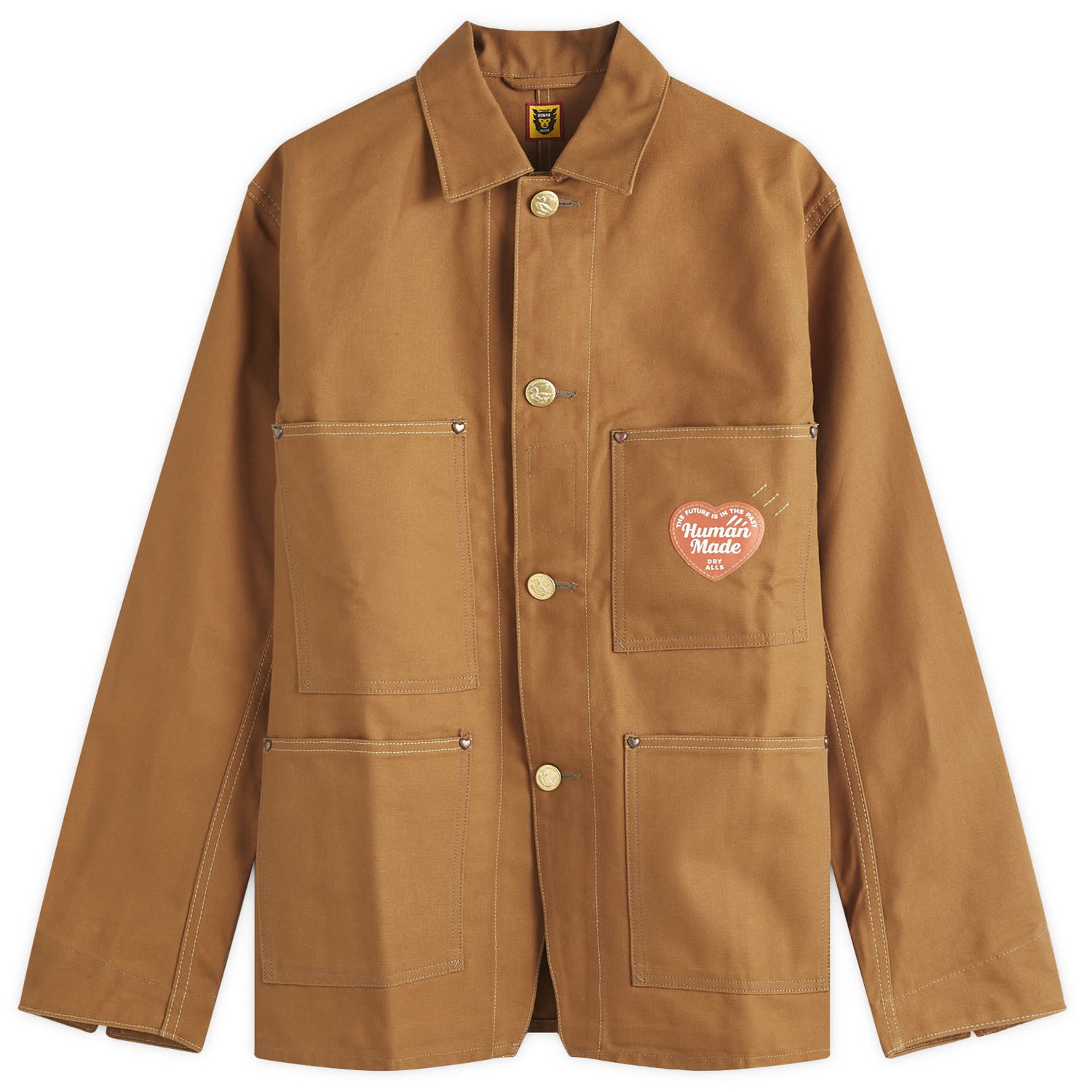 Skjorte Human Made Coverall Jacket by Human Made Brun | HM28JK011-BR, 1