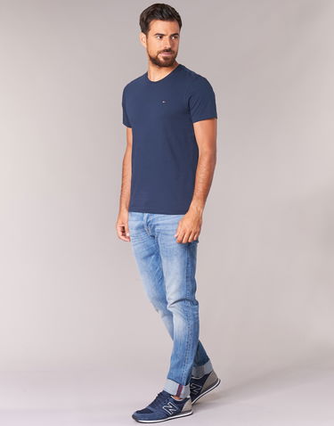 T-shirt Tommy Hilfiger OFLEKI T-SHIRT Mørkeblå | DM0DM04411-002-NOOS, 3
