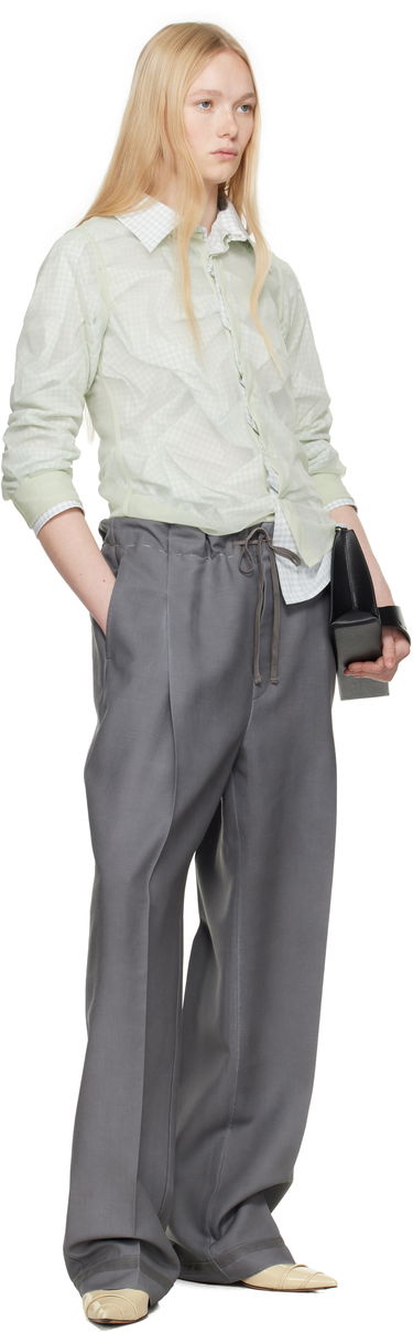 Bukser Maison Margiela Maison Margiela Mohair Trousers Grå | S51KA0572 M35301, 3