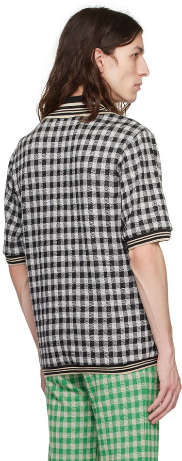 Polo skjorte Anna Sui Anna Sui Checked Polo Sort | M1023K20, 2