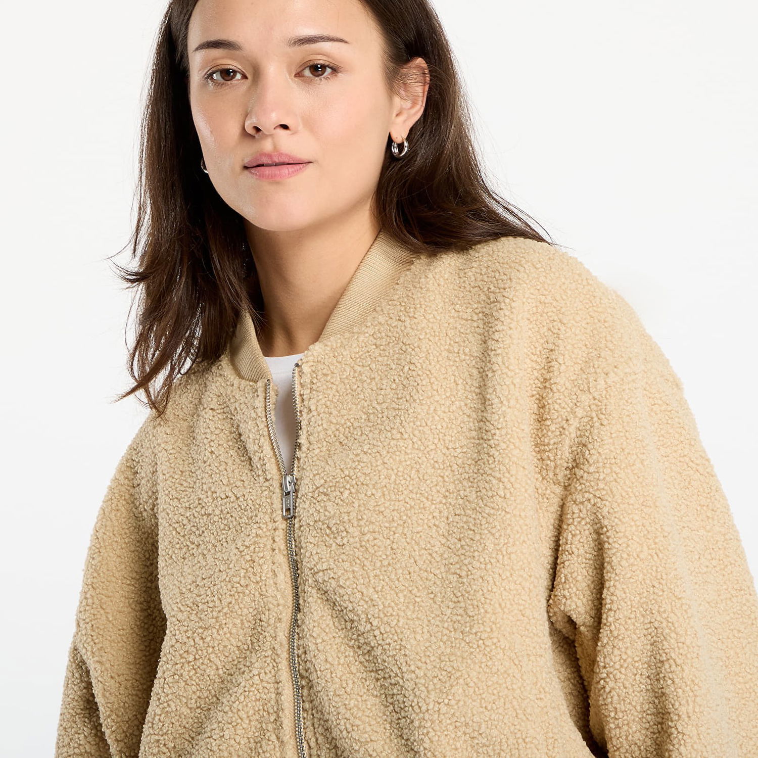 Bomberjakke Urban Classics Union Structured Bomber Jacket Beige | TB8108-03738, 1
