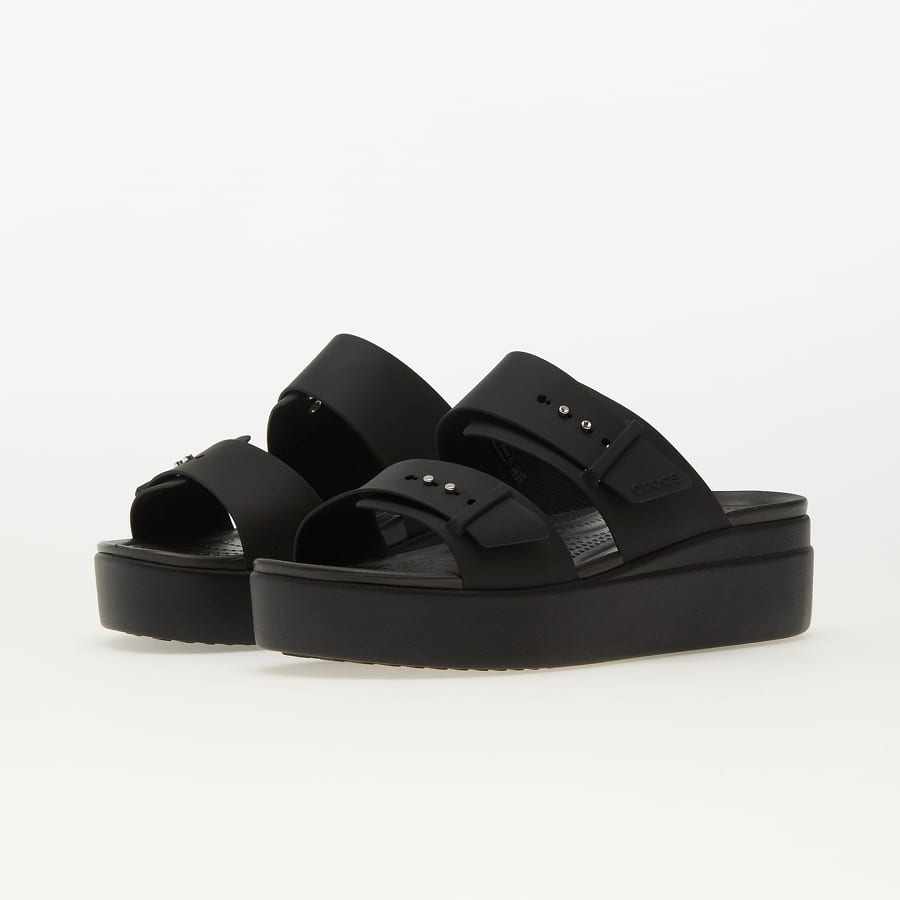 Sneakers og sko Crocs Brooklyn Buckle Slide Sort | 207431-001, 0