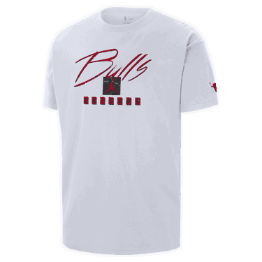 T-shirt Jordan Chicago Bulls Courtside Statement Edition NBA Max90 T-Shirt Hvid | FN1057-100, 0