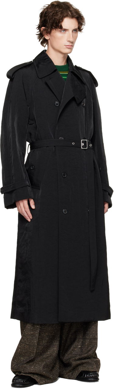 Trenchcoat JW Anderson JW Anderson Double-Breasted Trench Coat Sort | CO0338-PG1818, 3