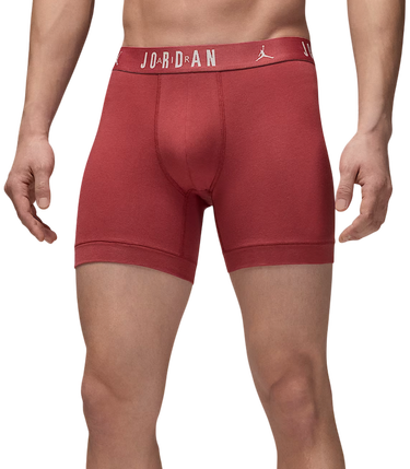 Boksere Jordan Jordan Flight Cotton Core 3-Pack Boxer Shorts Rød | jm0622-x69, 0