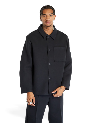 Jakke Nike Sportswear Tech Fleece Reimagined Oversized Shacket Sort | FB8167-010