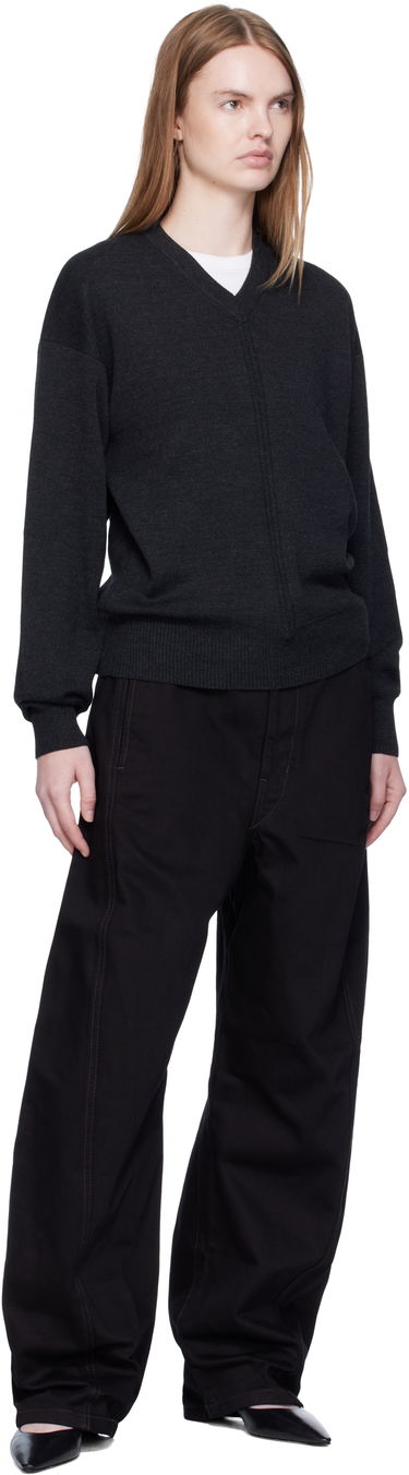 Jeans LEMAIRE Lemaire Twisted Belted Jeans Sort | PA326 LD1055, 3