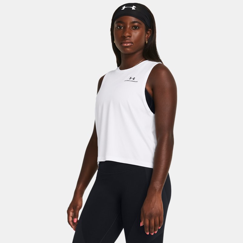 Tanktop Under Armour Tank Top Hvid | 1383654-100
