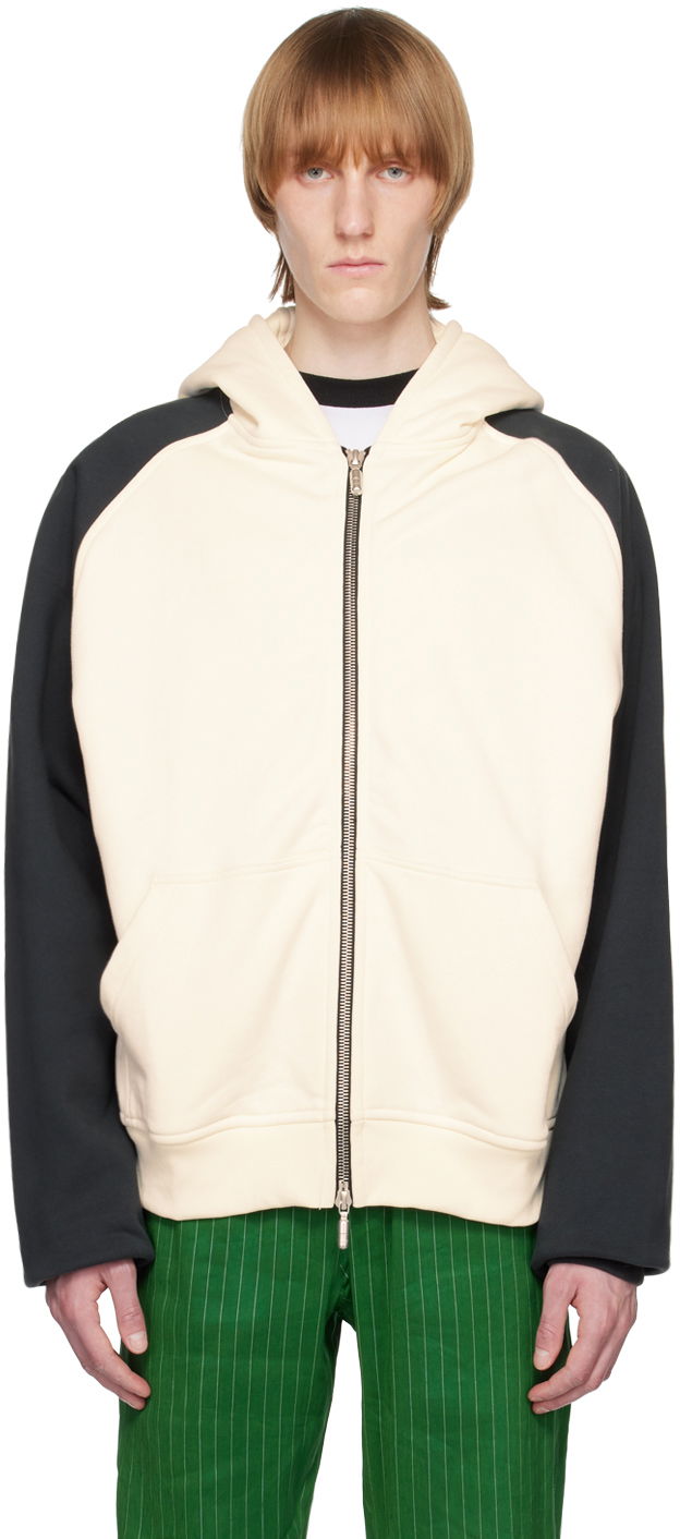 Sweatshirt Rhude Rhude 'Rhude Boys' Zip-Up Hoodie Beige | RHSS23HO23826057