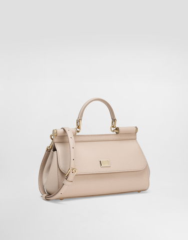 Håndtaske Dolce & Gabbana Dolce & Gabbana Sicily Medium Handbag Beige | BB7652B100180414, 2