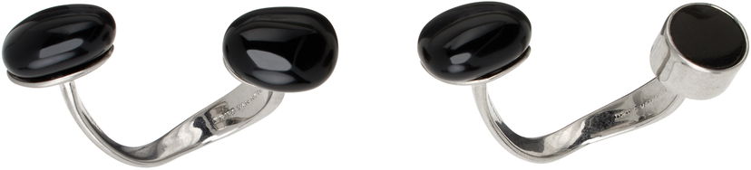 Smykker Dries Van Noten Dries Van Noten Open Ring Set Sort | 251-028214-092