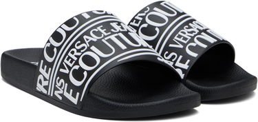 Sneakers og sko Versace Versace Jeans Couture Logo Slides Sort | E78YA3SQ1_E71352, 3