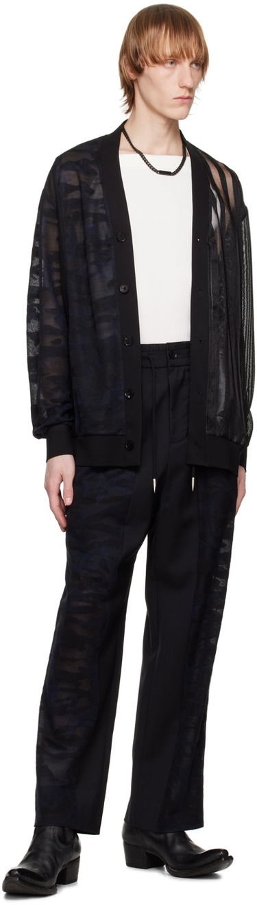 Bukser Feng Chen Wang Feng Chen Wang Paneled Trousers Sort | FMS15TR13, 3