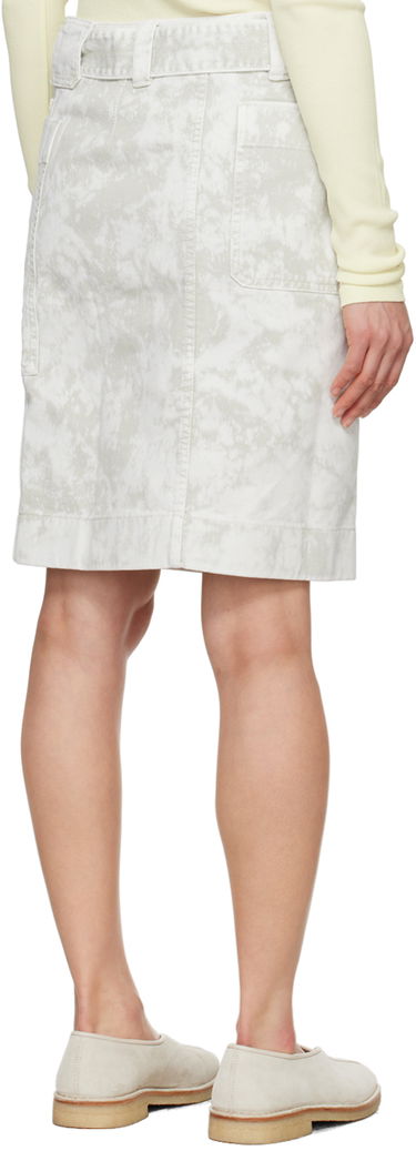 Nederdel LEMAIRE Lemaire Apron Denim Miniskirt Hvid | SK1024 LD1012, 2