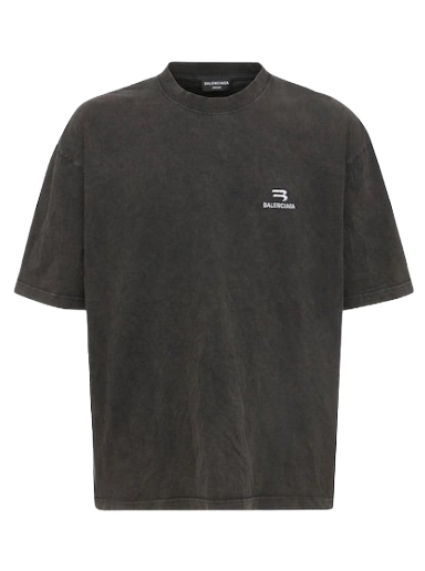 T-shirt Balenciaga B Medium Fit T-shirt Grøn | 612966TLV991070