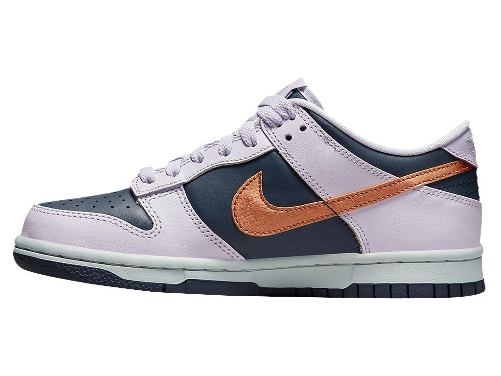 Sneakers og sko Nike Dunk low Copper Swoosh (GS) Grå | DX1663-400, 0