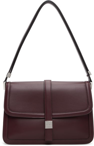 Skuldertaske Max Mara Bianca Leather Shoulder Bag Bourgogne | 2524516172600, 0