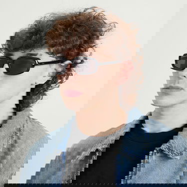 Solbriller RETROSUPERFUTURE Troll Rectangular Frame Sunglasses Sort | 8059026147956, 5