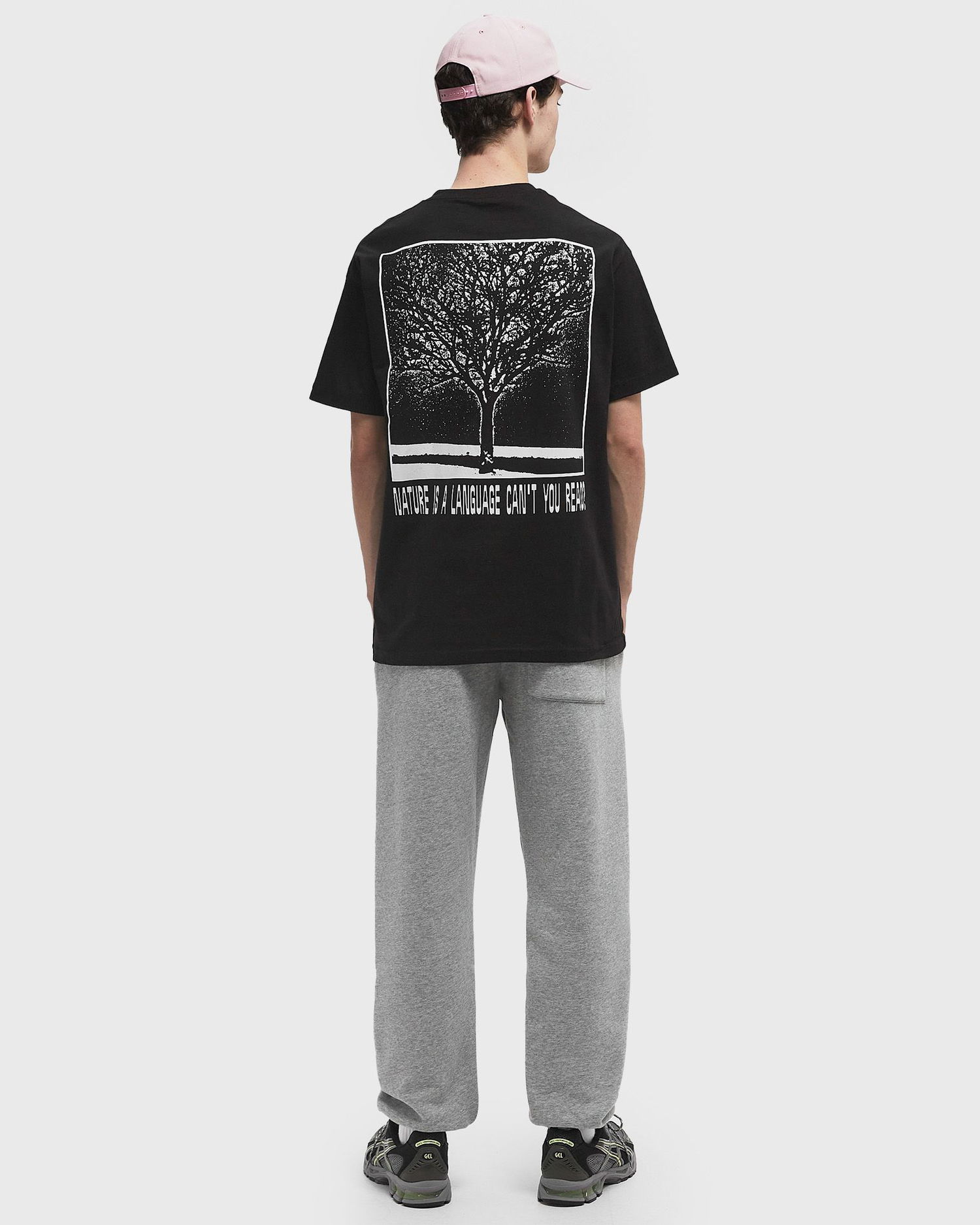 T-shirt Pleasures Nature Black T-Shirt Sort | P24W037-BLACK, 1
