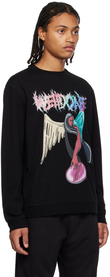 Sweatshirt We11done We11done Graphic Print Sweatshirt Sort | WD-TS3-23-785-U-BK, 1