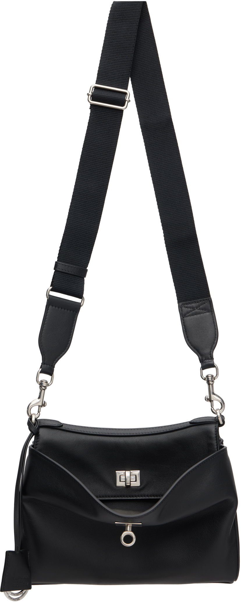 Skuldertaske Balenciaga Balenciaga Rodeo Messenger Bag Sort | 8275832ABOX1000