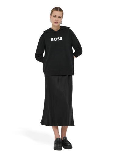 Sweatshirt BOSS Hoodie Sort | 50468367