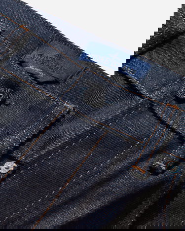 Jeans Stone Island Raw Selvedge Straight Denim Jeans Mørkeblå | K2S15-J100008-S0J13 VJ200, 3