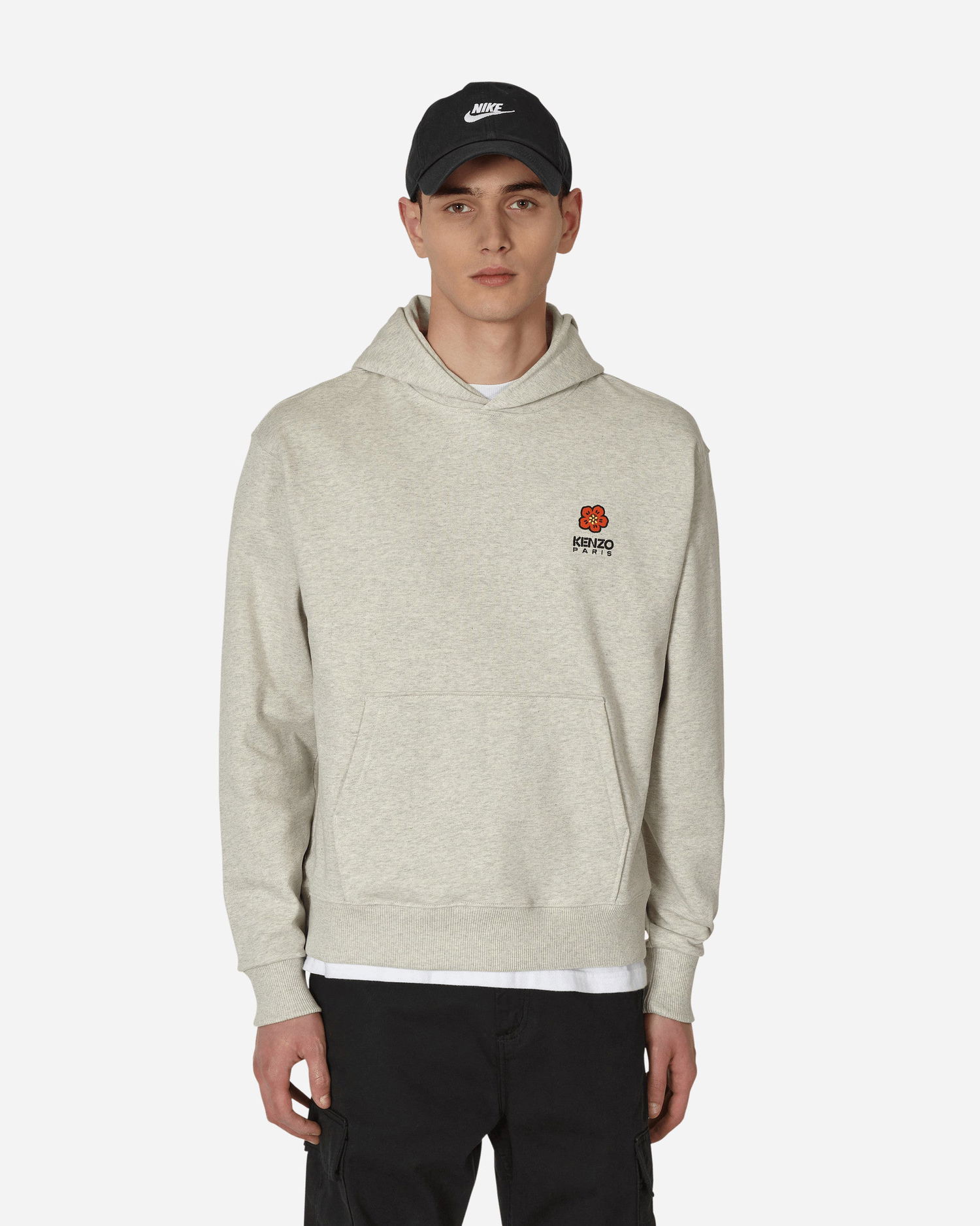Sweatshirt KENZO 'Boke Flower' Crest Classic Hooded Sweatshirt Grå | FD55SW4414MF 93, 0