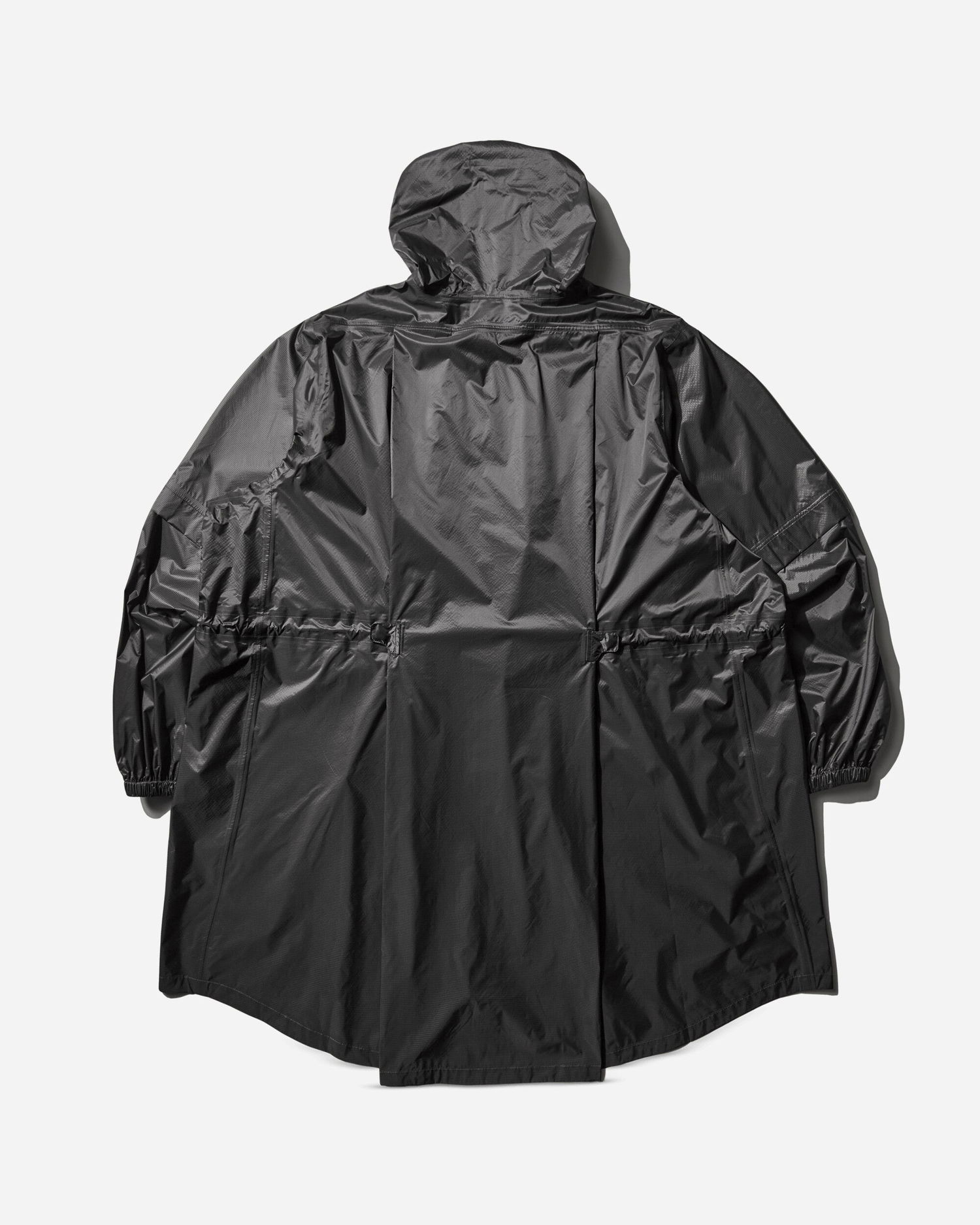 Regnfrakke ROA Packable Grid Rain Coat Sort | RBMW0503FA337 GRY0003, 0