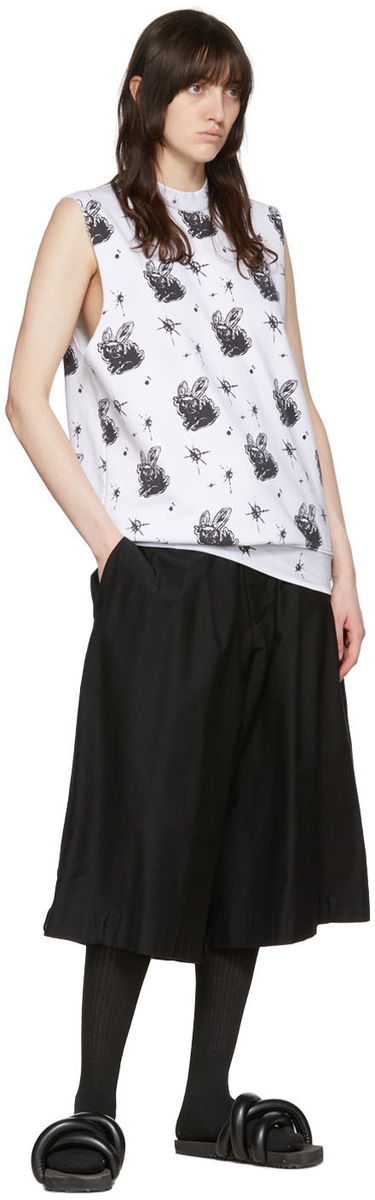 Tanktop We11done We11done Graphic Print Tank Top Hvid | WD-TV1-22-559-U-WH, 3
