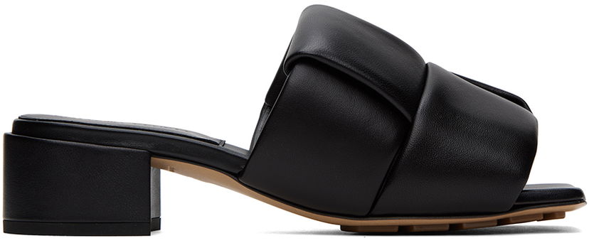 Tilbehør Bottega Veneta Bottega Veneta Patch Mules Sort | 763859 VBSD0