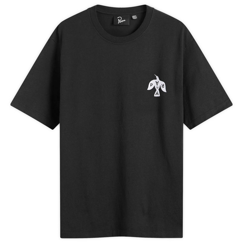 T-shirt By Parra Crow Logo T-Shirt Sort | 54310-BLK